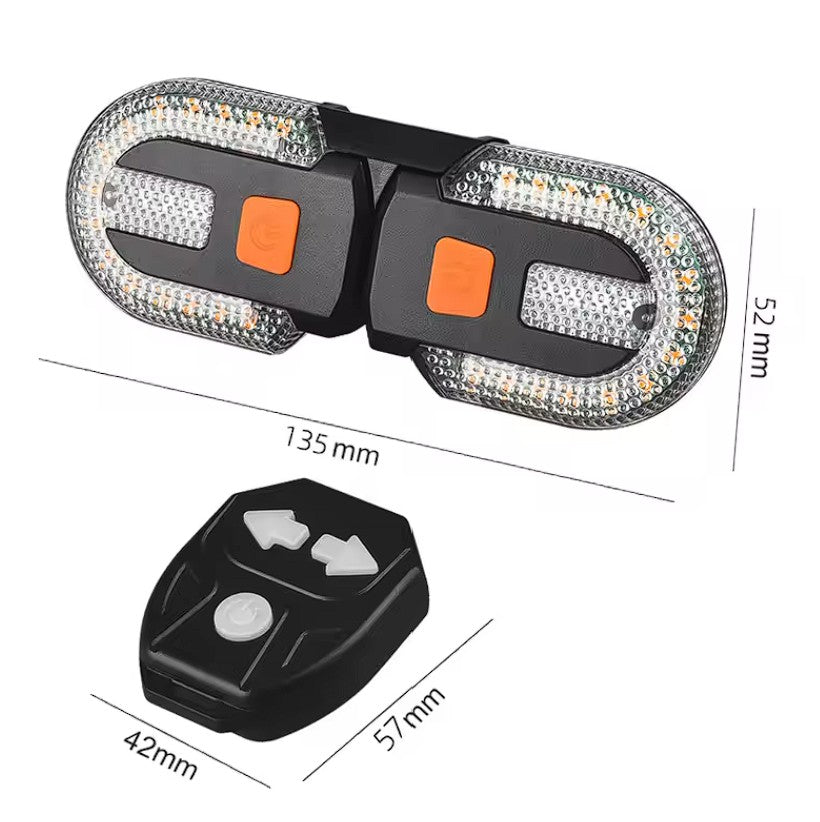 🔥 LUZ TRASERA INTELIGENTE PARA BICI CON INTERMITENTES INALÁMBRICOS