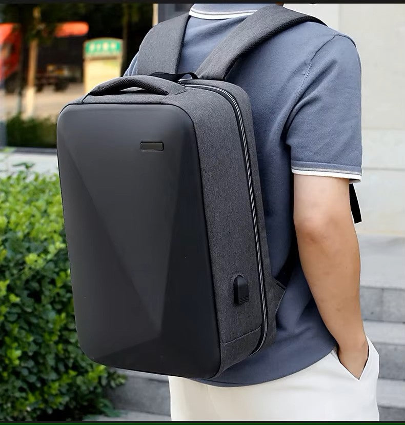 Mochila antirrobo con código de seguridad.