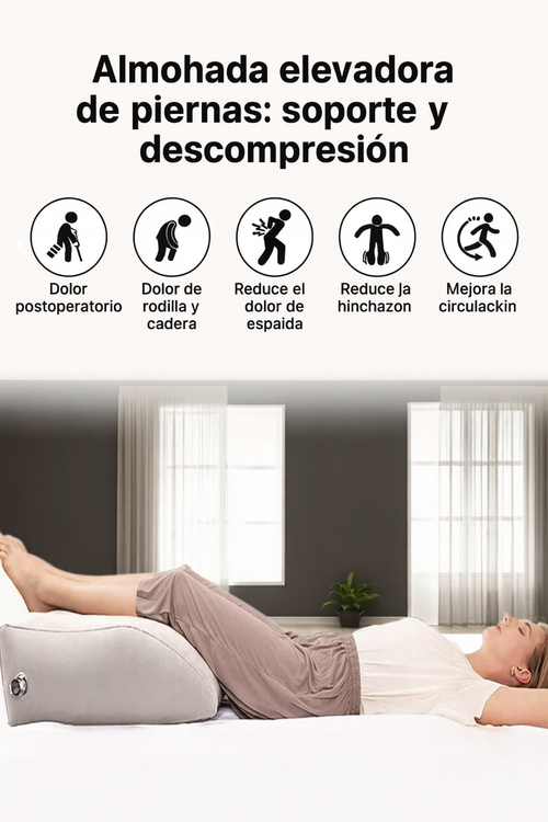 Almohada de Piernas Elevadora: Comodidad, Versatilidad y Beneficios para la Salud