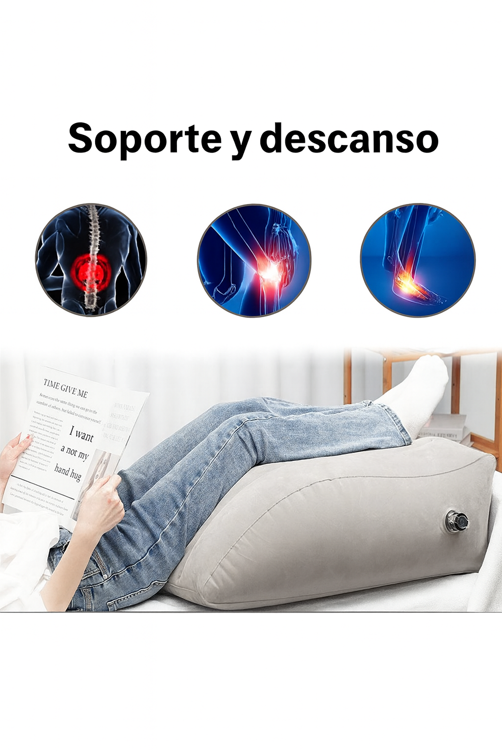 Almohada de Piernas Elevadora: Comodidad, Versatilidad y Beneficios para la Salud