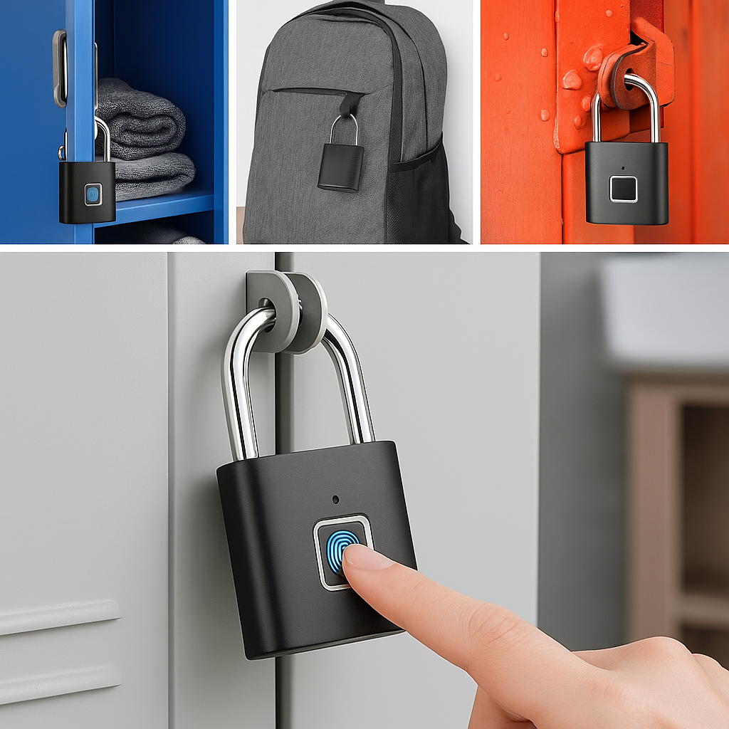 Candado de huella digital inteligente