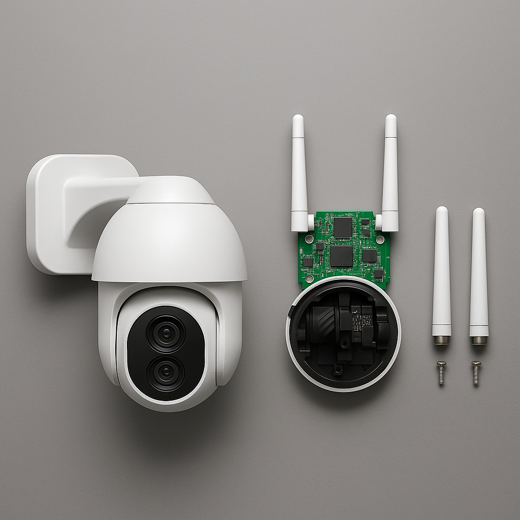 Cámara IP WiFi PTZ con Visión Nocturna en Color | Audio 2‑Vías