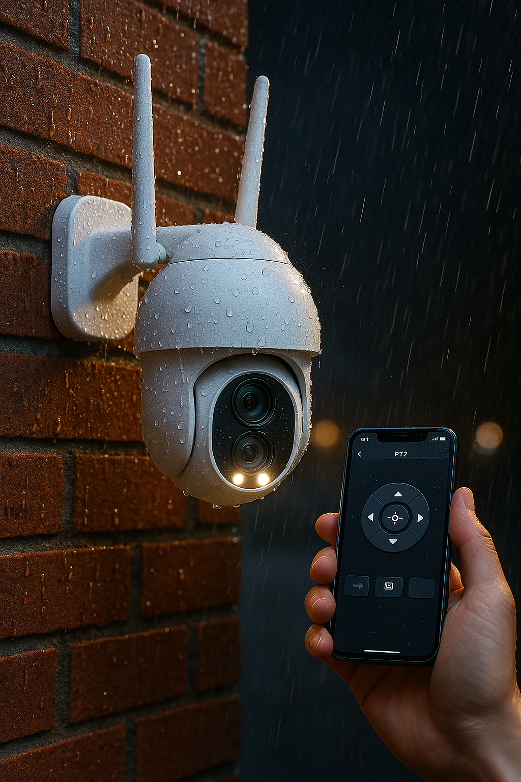 Cámara IP WiFi PTZ con Visión Nocturna en Color | Audio 2‑Vías