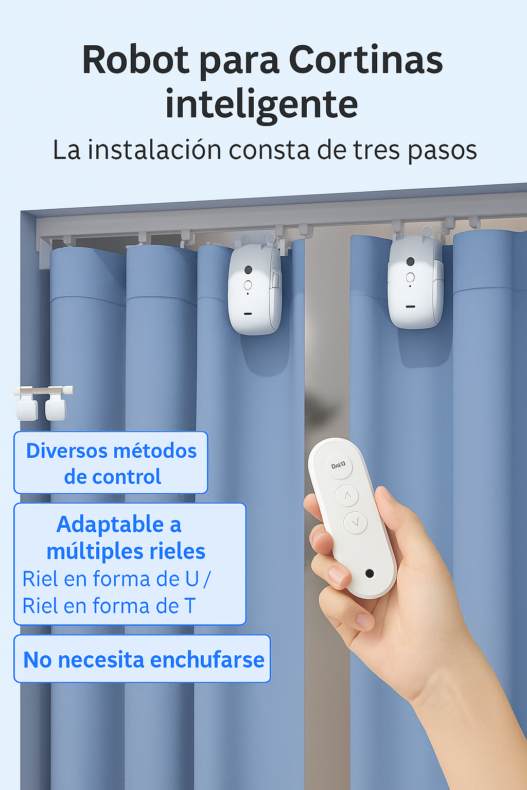 Automatiza las cortinas con domótica