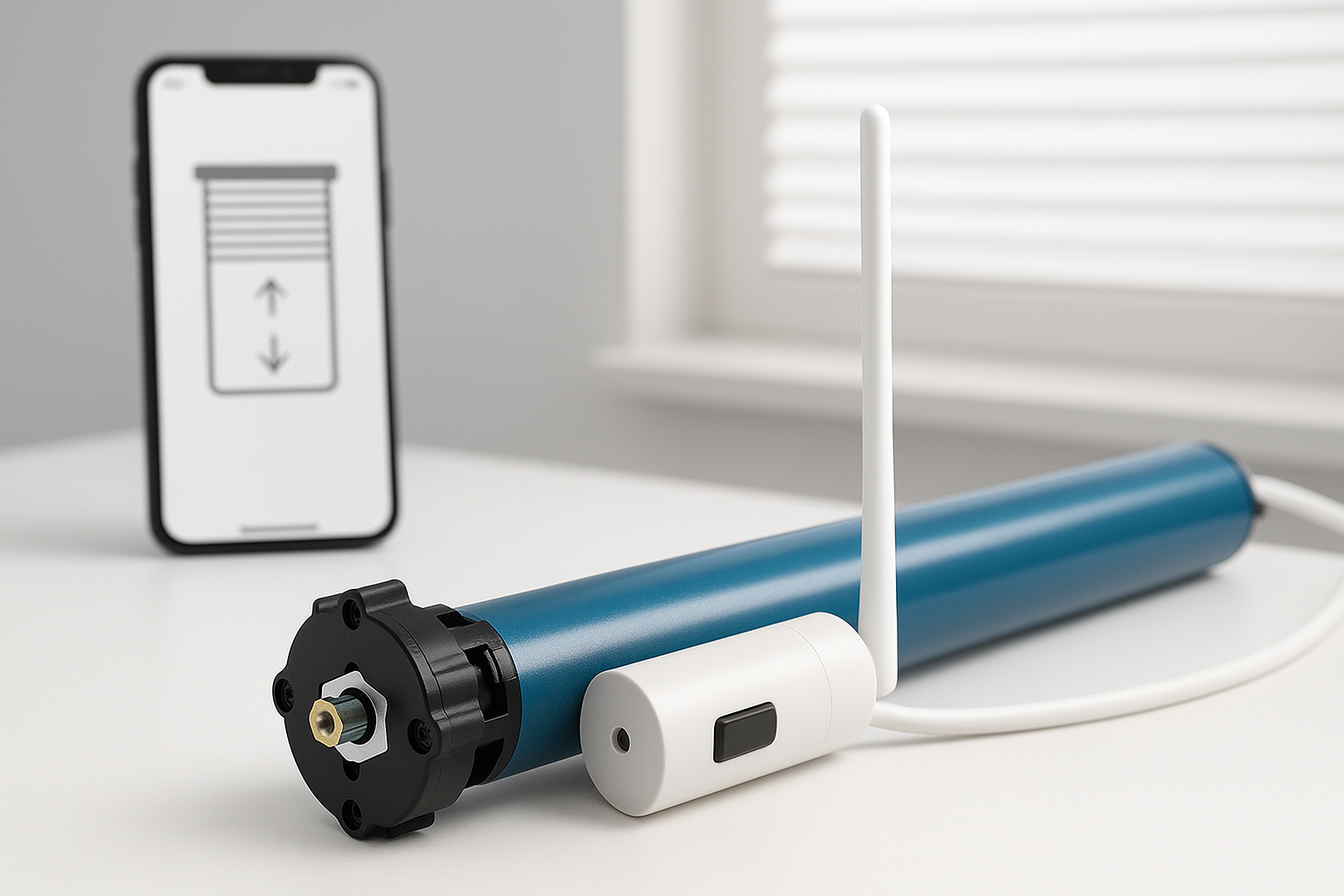 Motor de persiana con mando a distancia 60mm – Comodidad y control en tus manos