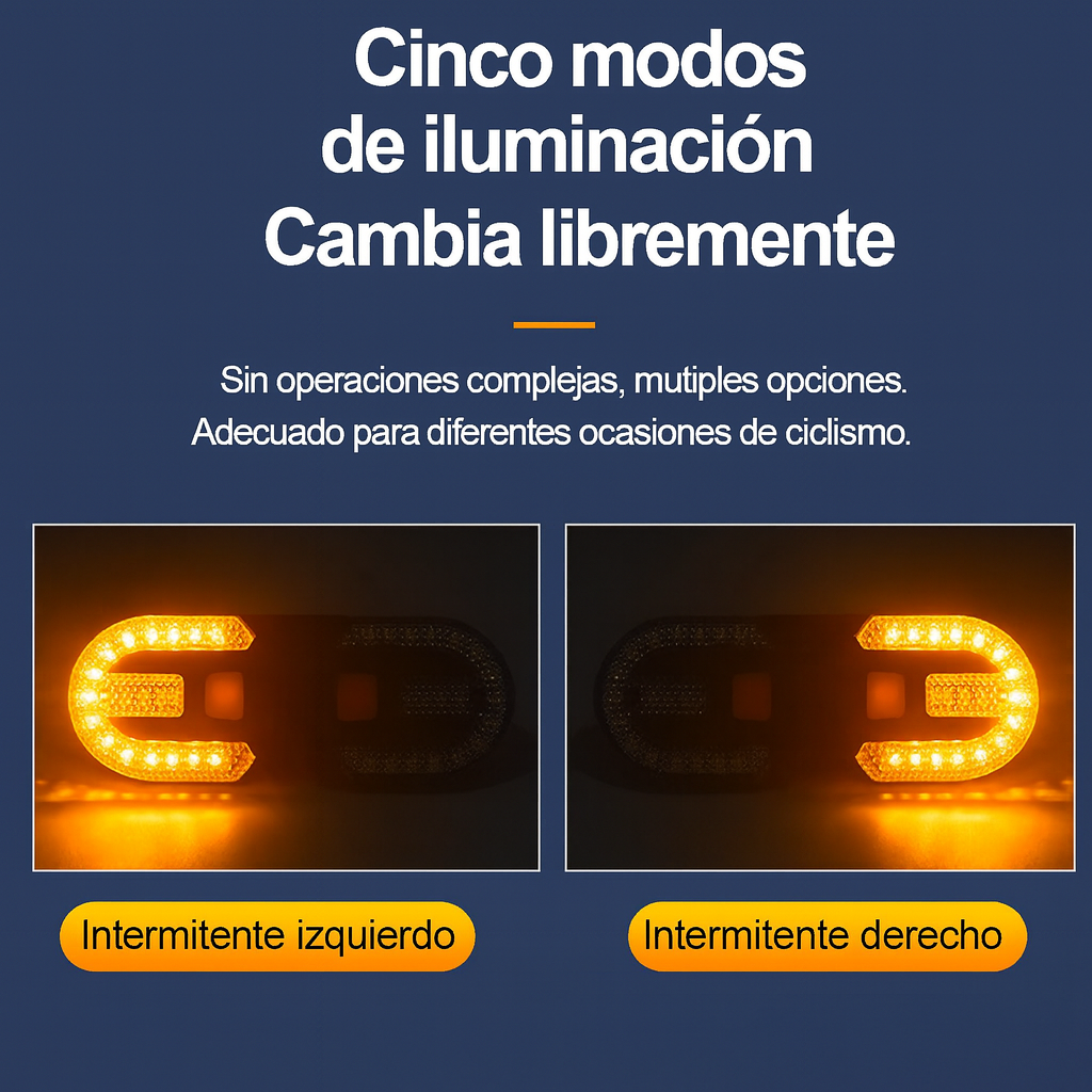 🔥 LUZ TRASERA INTELIGENTE PARA BICI CON INTERMITENTES INALÁMBRICOS